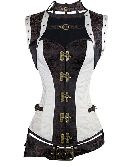 Renesaunce bustier steel boned corset - Picture 2 of 6